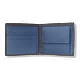 10090 Brown & Blue Bifold Wallet