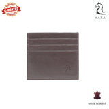 10079 Navy Leather Card Holder for Men and Women