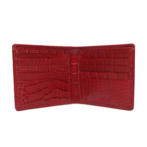 Craftsmanship Croco Bifold Wallet