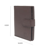 14044 Black Leather Card Holder for Men and Women