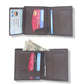 Luxury & Utility Brown Leather Bifold Wallet