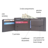 14001 Black Bifold Wallet
