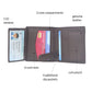 Luxury & Utility Brown Leather Bifold Wallet