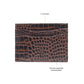 Luxuries Croco Design Card Holder