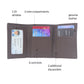 Genuine Leather Bifold Wallet