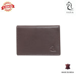 14033 Tan Leather Card Holder for Men and Women