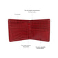 Craftsmanship Croco Bifold Wallet