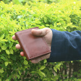 10026 Brown & Blue Bifold Wallet