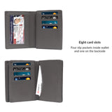 14033 Tan Leather Card Holder for Men and Women