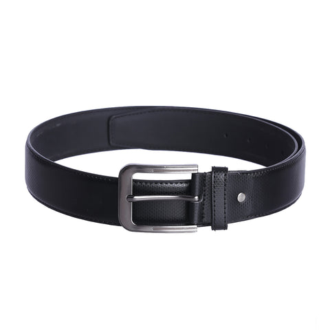 4206 Black Textured Belt for Men