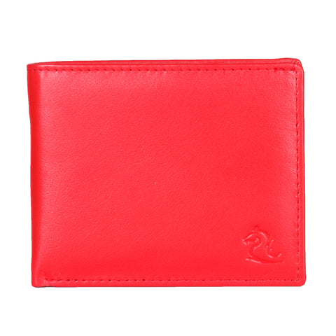 10078 Red & Black Bifold Wallet