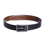 4127 Black & Tan Reversible Leather Belt for Men