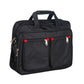 Modern Professional Black Leather Laptop Bag