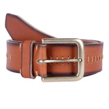 4133 Brown Leather Belt for Men