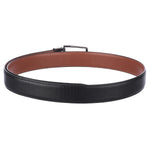 4253 Black & Tan Reversible Textured Belt for Men
