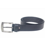 4107 Black Leather Belt for Men