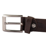 4160 Brown Leather Belt for Men