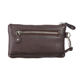 7028 Tan Leather Hand Pouch
