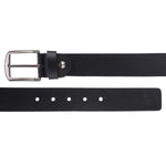 4108 Black Textured Leather Belt for Men