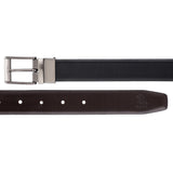 4221 Black & Brown Reversible Leather Belt for Men