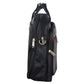 Modern Professional Black Leather Laptop Bag