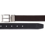 4221 Black & Brown Reversible Leather Belt for Men