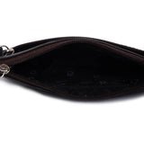 7027 Black Leather Hand Pouch