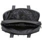 Modern Professional Black Leather Laptop Bag