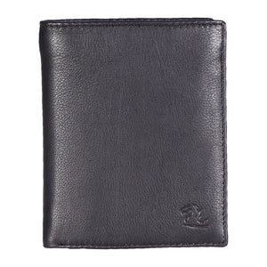 Elegant Brown Vertical Bifold Wallet