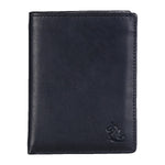 10096 Black Leather Card Holder for Men and Women