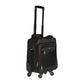 A overnight Stay Black Leather Travel Bag
