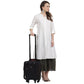 A overnight Stay Black Leather Travel Bag