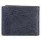 Modern Classic Blue Leather Bifold Wallet