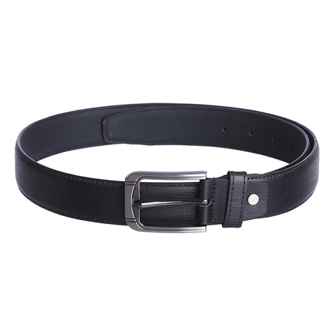 4200 Black Textured Belt for Men