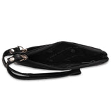 7027 Black Leather Hand Pouch