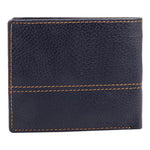 10087 Blue Contrast Stitched Wallet
