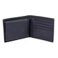 Smart Versatile Blue Contrast Stitched Wallet