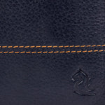 10087 Blue Contrast Stitched Wallet