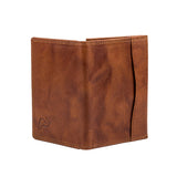 10101 Tan Leather Card Holder for Men and Women