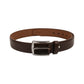 Sophisticated Brown Textured Belt