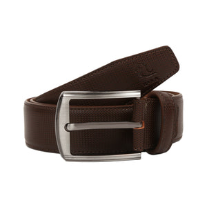 Sophisticated Brown Textured Belt