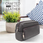 Travel Organizer Edward Leather Wash Bag