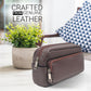 Travel Organizer Edward Leather Wash Bag