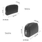 Malia & Sasha Combo A Perfect Duo Leather Wash Bags