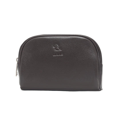 Sasha Classic Durable Leather Toiletry Bag