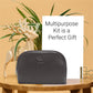 Sasha Classic Durable Leather Toiletry Bag