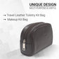 Sasha Classic Durable Leather Toiletry Bag