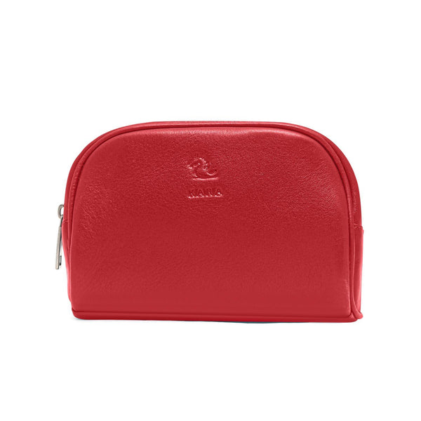 Prada Saffiano Cuir Leather Card Holder w/ Tags - Red Wallets