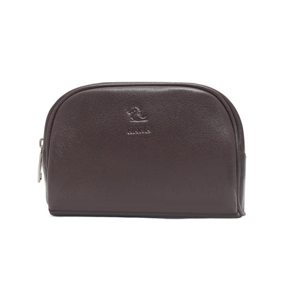 Sasha Classic Durable Leather Toiletry Bag
