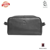 Ted Brown Leather Wash Bag for Men and Women